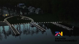 Luksusowe Domy z prywatną plażą jezioro Niesłysz